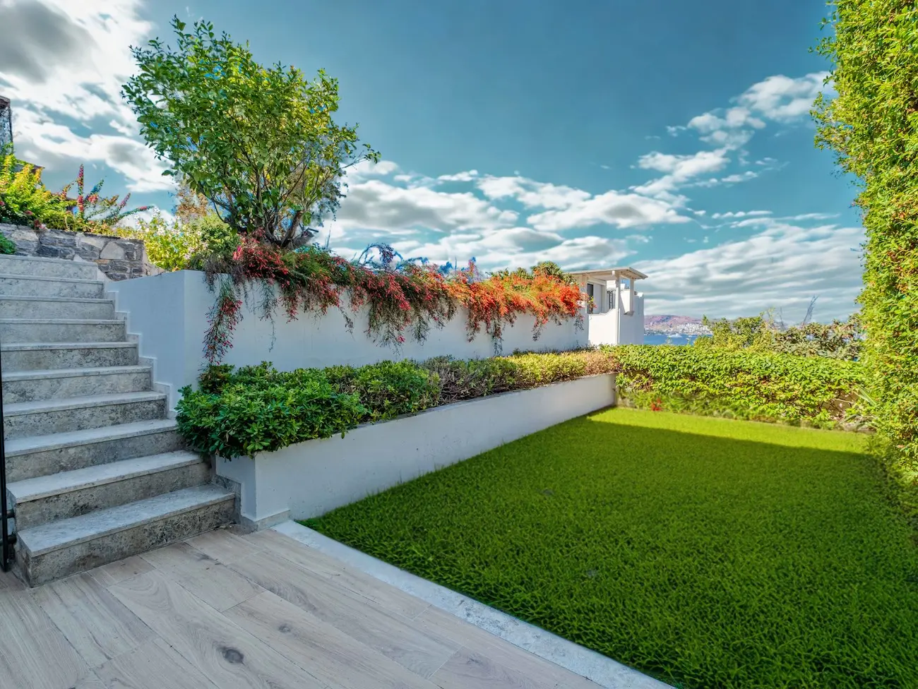 Garden area